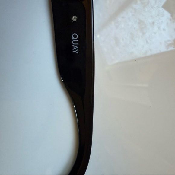 Quay Australia chain reaction Black Cat-Eye Shades braid gold sunglasses main image 6